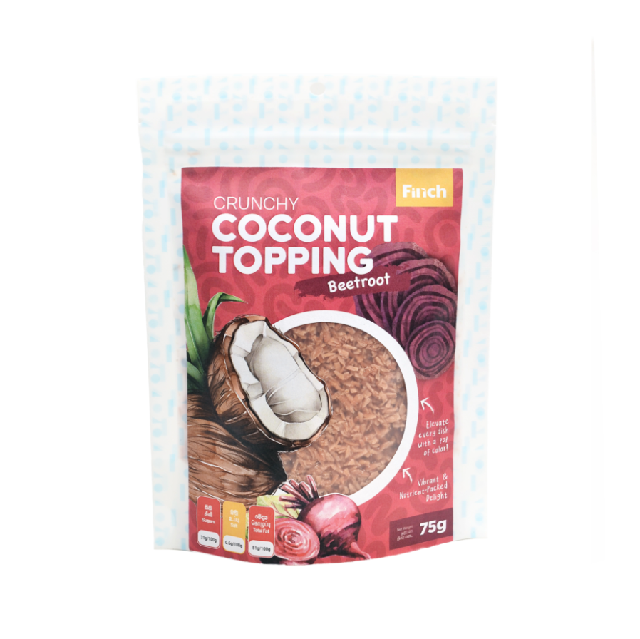 Finch Coconut Topping - Beetroot