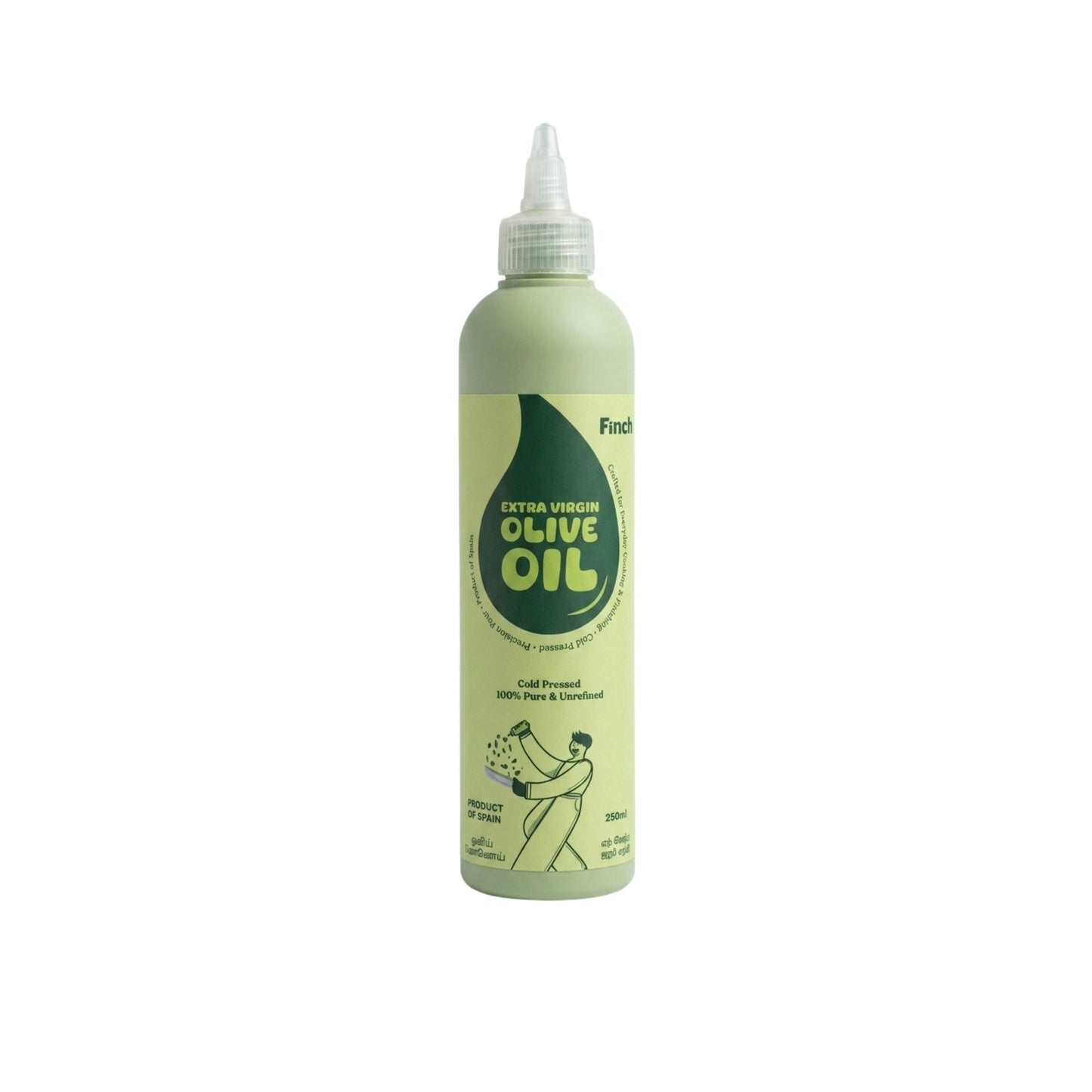 Finch Squeeze Bottle Extra Virgin Olive Oil 250ml