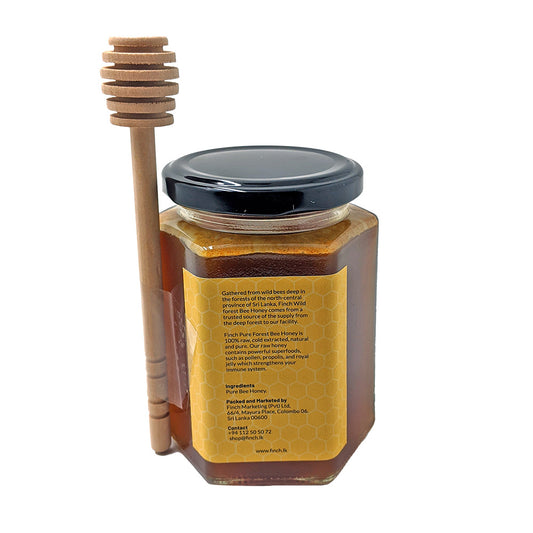 Finch Raw Forest Bee Honey - 350g (100% Natural)