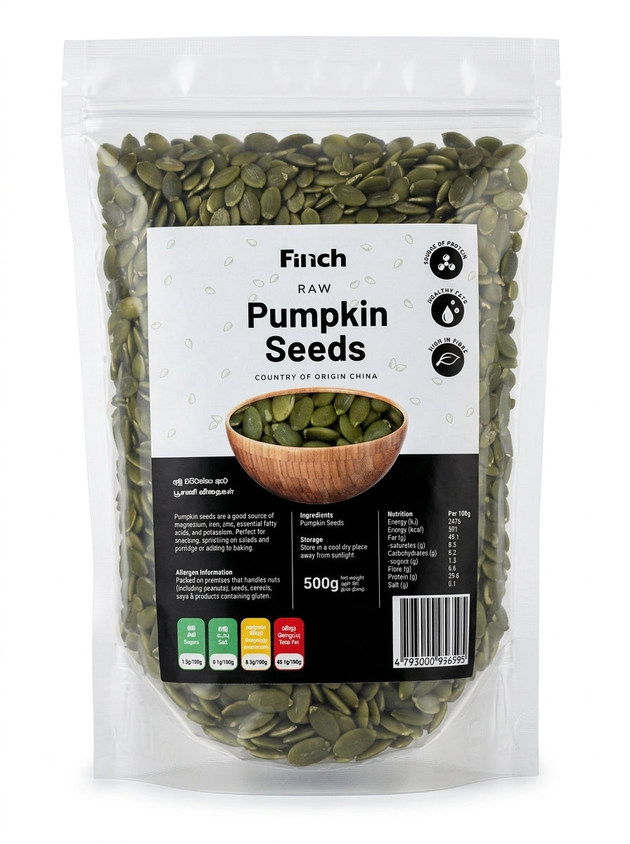 Finch Raw Pumpkin Seeds 500g