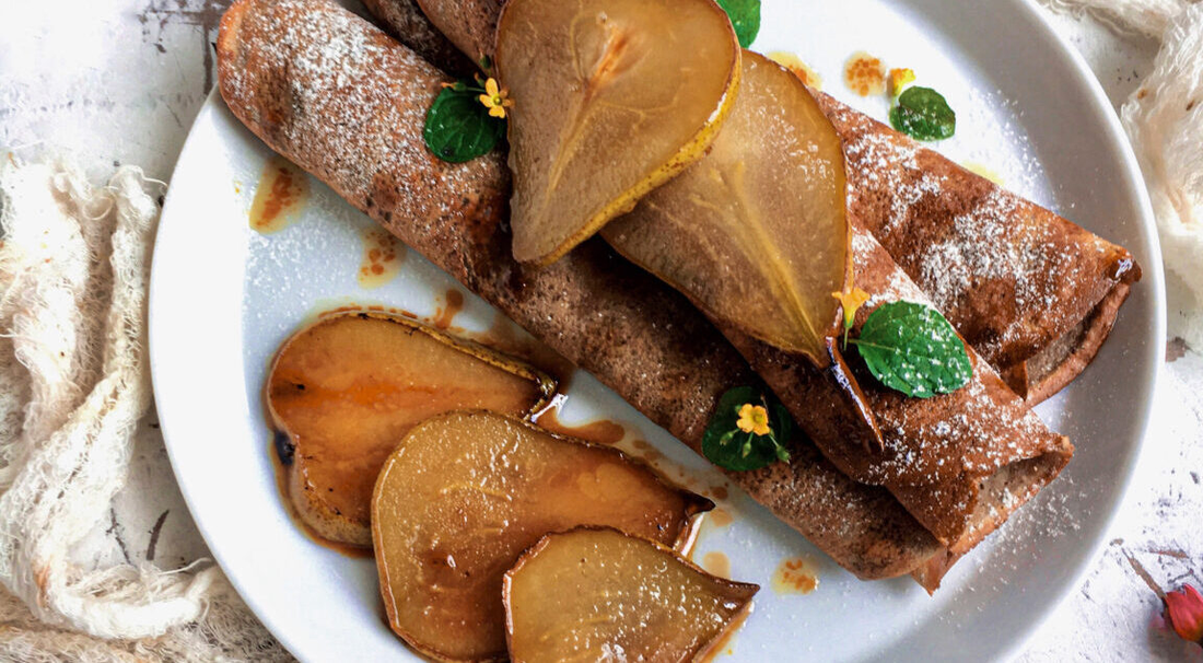 Sweet Potato Flour Crepes