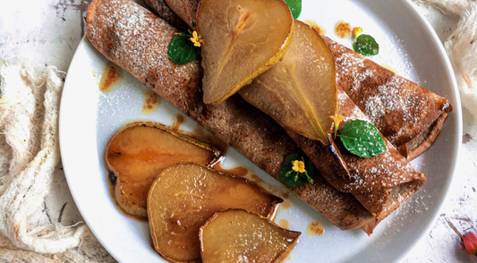 Sweet Potato Flour Crepes