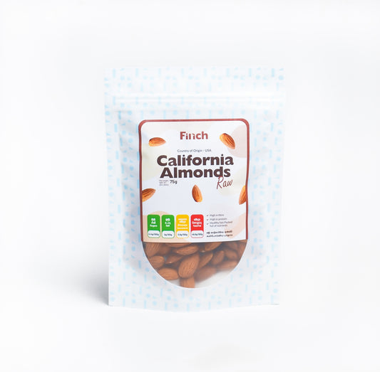 Finch California Almonds - RAW - 75g