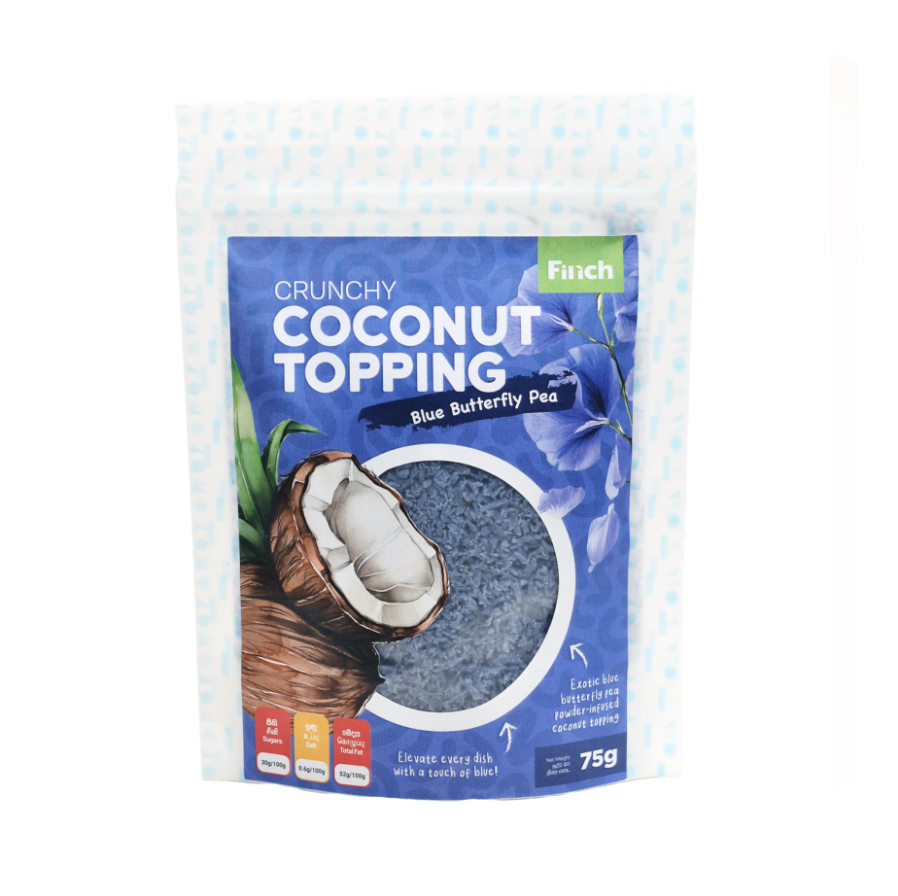 Finch Coconut Topping - Butterfly Pea