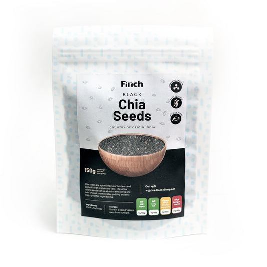 Finch Black Chia Seeds 150g