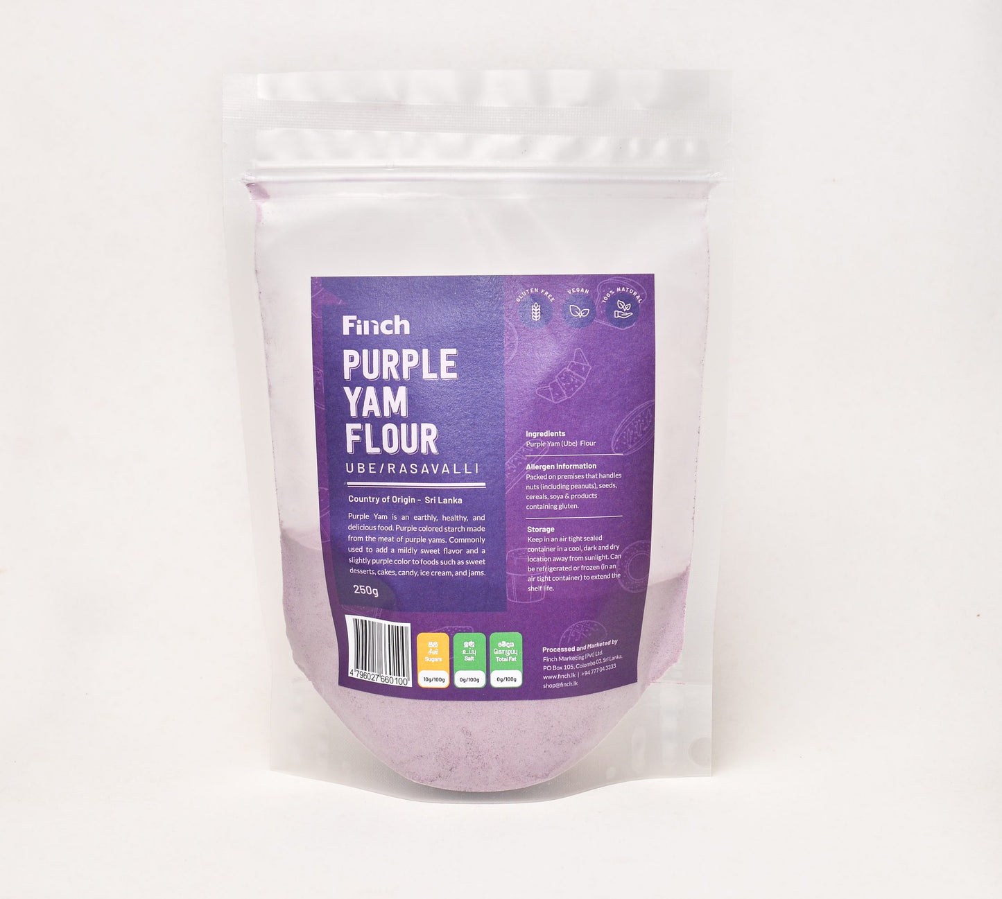 Finch Purple Yam Flour 500g