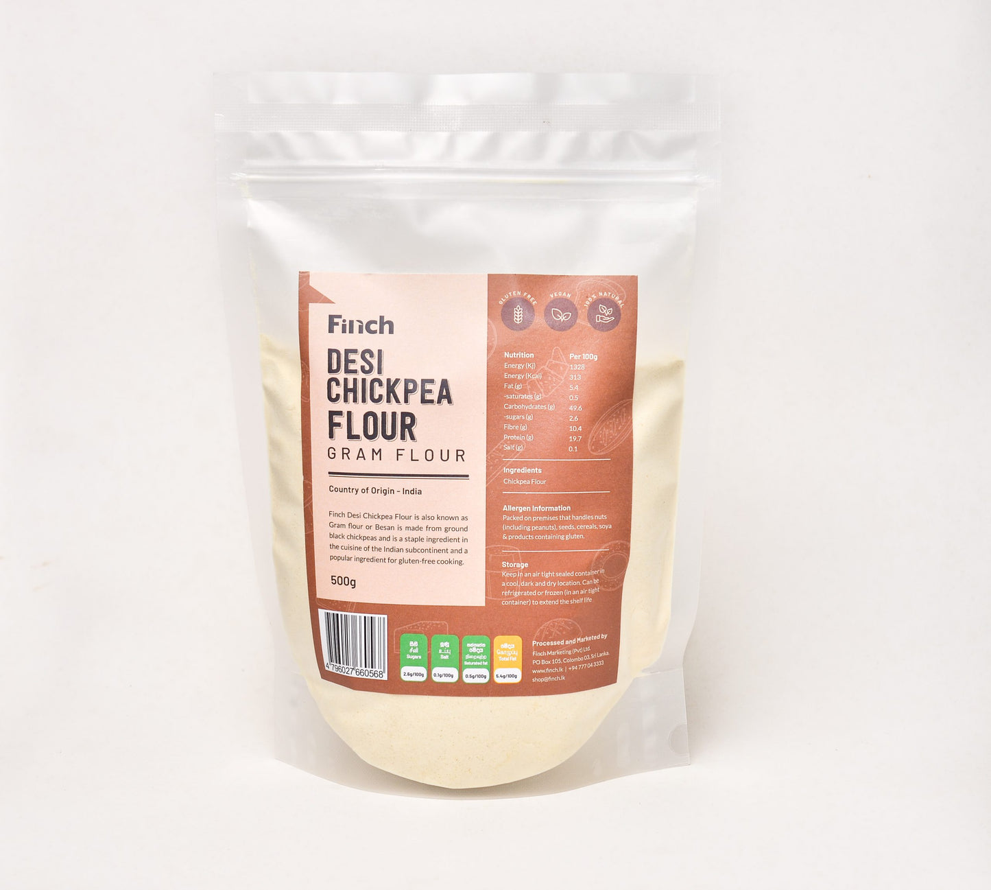 Finch Desi Chickpea Flour 500g
