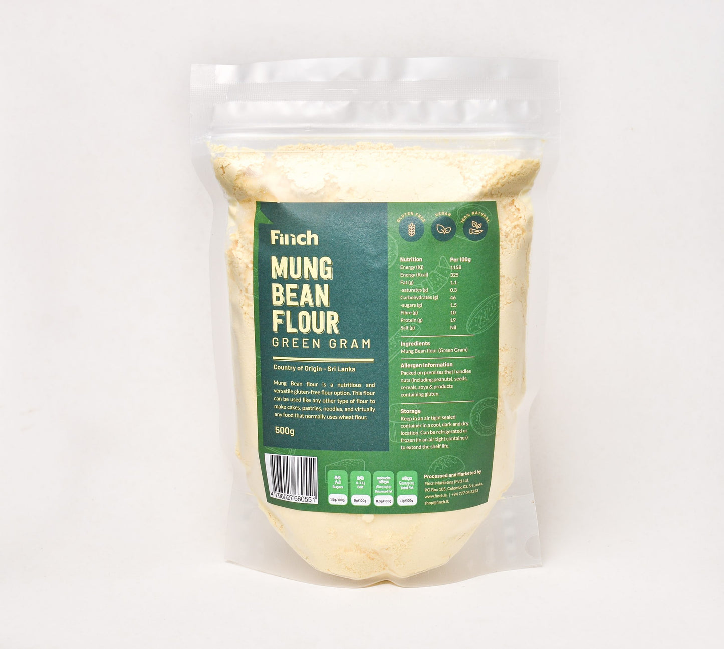 Finch Mung Bean Flour 500g