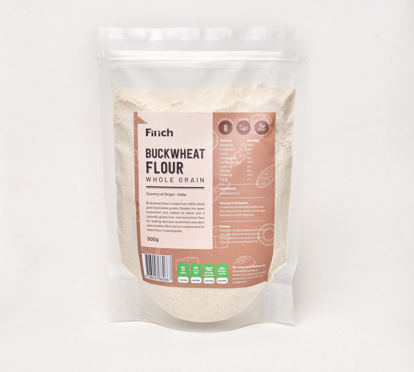 Finch Buckwheat Flour 500g