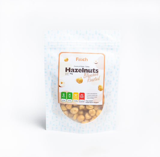 Finch Hazelnuts Roasted & Blanched 75g