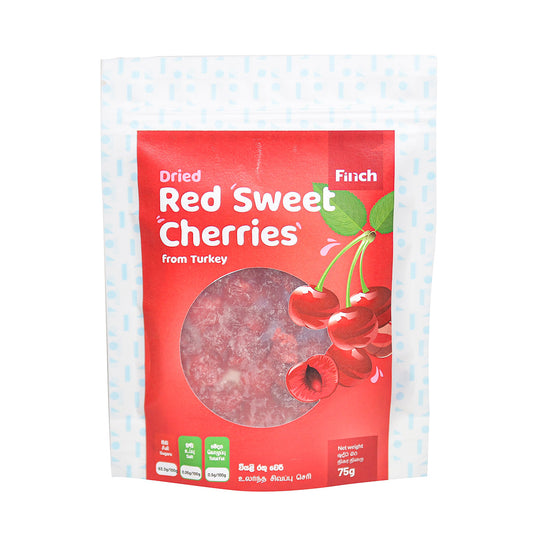 Finch Dried Sweet Red Cherries 75g