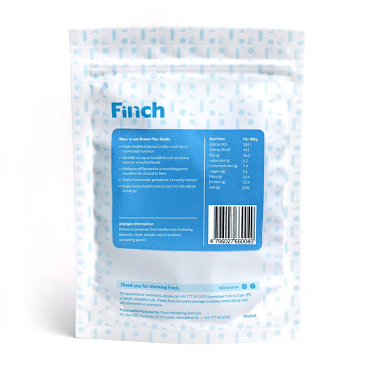 Finch Raw Brown Flaxseeds 150g