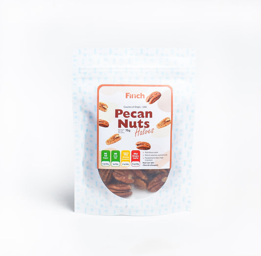 Finch Pecan Nut Halves RAW 75g