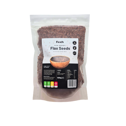 Finch Raw Brown Flax Seeds 500g