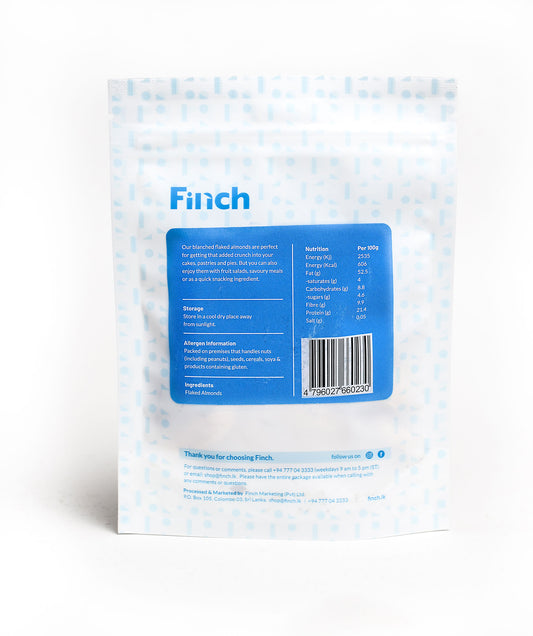 Finch Premium Almond Flakes 100g
