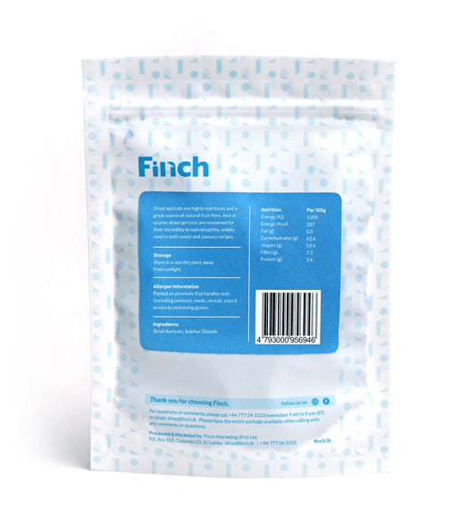 Finch Dried Turkish Apricots 75g