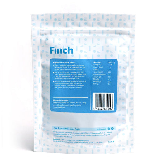 Finch Moroccan Whole Coriander Seeds 1kg